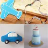 Baking Moulds 9Pcs Spacecraft Airplane Cookie Cutter Set Plane Cake Decor Mould Fondant Embossers Form Sugarcraft