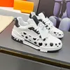 Trainer Sneaker Herr Causal Skor Virgil Läder Snörning Plattform Sula Mode Sneakers Vit Svart herr Abloh Luxury sammet mocka 35-45 01