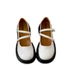 Dress Shoes Women's Platform Pumps 2023 Summer Vintage Shallow Lolita Mary Janes For Women Preppy Style Female Leather