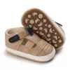 Premiers marcheurs caoutchouc antidérapant PU bébé sandales enfant été garçons filles mode baskets chaussures pour bébé 0-18 mois