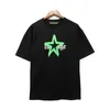 homme T-shirts hommes T-shirt étoile à cinq branches graffiti lettre impression chemise haut designer t-shirt hommes femmes col rond à manches courtes t-shirt en coton surdimensionné T-shirt