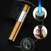 2022 nouveau stylo Type Tet torche Turbo briquet Butane pas de gaz coupe-vent cigare métal cadeau Portable en gros M9WQ