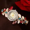 Montres-bracelets femmes montres haut diamants Bracelet montre-Bracelet dames Bracelet en acier robes élégant femme horloge cadeaux