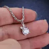 925 Pulsera de plata Moissanite Little White Rabbit Fabricante de mujer simple Ventas directas