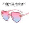 Sunglasses Rimless Summer Various Color Cat Eye Heart Shape Girl Outdoor All-match Decoration Casual Eyewear