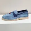 Newst Summerwalk-Kleiderschuhe, Buchenholz-Schnappverschluss, Kaschmir-Loafer, Designer-Quasten, Schnalle, flacher Absatz, Freizeitkomfort, Herren-Loafer 35–46, hochwertiger Damenschuh