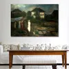 Modern Abstract Canvas Art Der Sturm Edvard Munch Handmade Oil Painting Contemporary Wall Decor