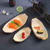 Servies Sets Dim Sum Schotels Bord Thuis Hout Kom Houten Servies Desserts Boot Sashimi Serveren