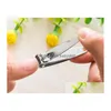 Nail Clippers Factory Price 5000Pcs/Lot Stainless Steel Clipper Cutter Trimmer Manicure Pedicure Care Scissors Tools Drop Delivery H Dhs6F