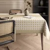 Obrus El jadalnia bufet pokrywa luksusowy Nordic Catering kawa piknik bawełna prostokąt spotkanie przy herbacie Nappe ochraniacz na biurko