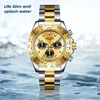 The latest men's luxury automatic watch, mechanical watch, all stainless steel precision steel watch, business and leisure watch