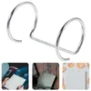 Dinnerware Sets Poster Stand Sign Clip Display Acrylic Binding Ring Table Menu Binder Restaurant Holder Price Metal Adhesive