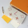 Vrouwen luxe ontwerper lange portefeuilles voor heren handtas reliëftas dames reismoeret zippy leer en canvas patchwork munt portemonnee 19 cm met doos