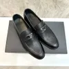 5A CAJA Original Solo Monje Estilo Boda Negro Diseñador Vestido Novio Zapatos Hechos A Mano Cuero Genuino Moda Zapatos Sólidos para Hombres