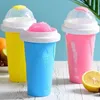 Ijs Gereedschap Zomer Squeeze Zelfgemaakte Milkshake Fles Snel Ingevroren Smoothie Zand Cup Pinch Snelle Koeling Magische Cup Ijs Slushy Maker 230707