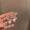 Dingla örhängen Högkvalitativt trendigt WaterDrop Imitation Pearl Clip On För Kvinnlig Elegant Non Pierced Fashion Statement Öronsmycken