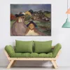 In Aasgaardstrand Street Edvard Munch Munch Oil Painting Handmade Modern Artwork Hoge kwaliteit Wanddecor