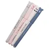 Canetas de gel 40 unidades Panda Pink Mouse 0,35 mm apagável tinta preta gel caneta material de escritório escolar presente papelaria caneta apagável de desenho animado 230707