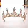 Hair Clips TANGTANG Crown Headwear Rose Golden Hairbands Princess Marriage Accessories Wedding Beauty Forever Jewelry Bijoux