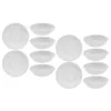 Dinnerware Sets Butter Round Dip Plates Bowl Small Dipping Dishes Chip Appetizers Soy Sauce Bowls