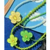 Pendant Necklaces Trendy Bohemia Colorful Beads Chain Acrylic Flower Choker Green Series For Women Girls Cute Jewelry Gifts Ins