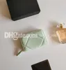 Luxury Fashion Business Card Holder Caviar Women's Mini designer Wallet Colorful Genuine Leather Eggstone Luxury Black Box Wallet nice card holders