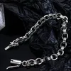 925 Sterling Zilver Lnterlocking Cirkel Armband Ketting Voor Mannen Mode Charme Bruiloft Verlovingsfeest Sieraden