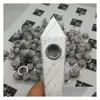 Other Festive Party Supplies Smoking Sns Bowl Shaped Quartz Crystal Pipe Tobacco Metal Filters Accessories 15Mm 16Mm 17Mm Round Di Dhnu2
