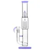 CCG Bongs de flores douradas com inliner PERC 18,8mm junta