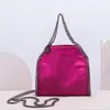 Stella Designer McCartney Falabella Mini Tote Bag Luxury Woman Metallic Sliver Red Black Tiny Shopping Women Handväska Läder Crossbody Shoulder Bags Walle