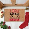 Carpets Roll Blanket Valentine's Day Floor Mats Holiday Welcome Door Polyester Brew