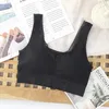 Reggiseno sportivo con scollo a V in pizzo sexy da yoga per le donne senza cuciture