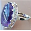 Cluster Rings Malachite Crystal Tiger Eye Jaspe Aventruine Blue Sand Lapis Lazuli Opal Oval Women Men Bead Ring 7-12 "US Adjust WFH913