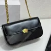 high-quality Smooth cowhide Triomphe shoulder bag women's handbag flip Chain underarm bag luxury designer women's fashionable evening banquet bag card handbags