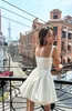 23 New House/maj Fishbone Strap Dress Summer Ballet Wear Dopamine Sweet First Love Vestitino bianco