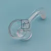 4mm Bottom Quartz Banger Full Weld Beveled Edge 10mm 14mm Seamless Dab Nails 25mm OD with All in One Frosted Joint Wholesale