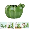 Fleurs décoratives bonsaï Pots succulents maison support plantes intérieur céramique succulentes conteneur petit planteur drôle fleur