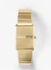 Wristwatches Pulse Retro Square Gold & Small Dial Simple Digital Women's Watch European And American Niche