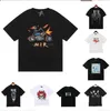 Mens Womens Designer T Roomts Fashion Splash чернила граффити для печати футболка Men Men Cotte Casual Tees с коротким рукавом негабаритный хип-хоп уличная одея