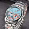 Top Orologio da uomo Orologio di design Movimento al quarzo di alta qualità Orologio da uomo automatico Misura 41 m Orologio con quadrante multicolore impermeabile in vetro zaffiro