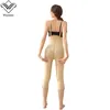 Lipoaspiração feminina com zíper lateral após cirurgia de alta compressão Faja pós-cirúrgica Shapewear Pant