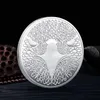 Arts and Crafts American Eagle Bitcoin 3D Embossed Metal Commemorative Medal, Virtual Badge Production and Other Emblems