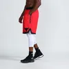 Shorts pour hommes Gym Sports à séchage rapide pour hommes Cordon respirant Courir Grand basket-ball Américain Au-dessous de la longueur du genou