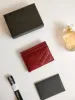 Luxury Brand Card Holders High Quality Leather Card Case Wallet Caviar Coin Purse Classic wallets for women mini size 7 colrs