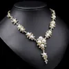 New Pearl Necklace Set for Women Light Luxury and Niche Versatile Bridal Dress Accessories Collarbone Chain Alloy 230628