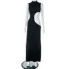 Urban Sexiga Klänningar Svart Hollow Out Lång Klänning Sommar Kvinnor Sexig Ärmlös Bodycon Klänning Elegant Mode Maxi Afton Festklänningar 230707