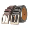 Belts Men's Coffee Black Large Size Plus Belt Vintage Special Long Male Cowhide Leather Pin Buckle