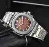 La marca superior observa el movimiento automático de la calidad mecánica de mujeres para hombres, WRIST-Watch Classic 5711 Watch Wristwatches de acero inoxidable pulsera Montre de Luxe