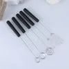 Учебные посуды наборы 5 ПК Spoon Set Set Kebab Fork нержавеющая сталь маленькие инструменты кухонные гаджет шоколад