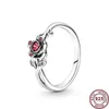 925 Sterling Silver Fashion New Fashion Ring Wime Wimestite Love Shining Star Women’s Highly Fashion Ring مناسبة لـ Pandora الأصلي ، وهي هدية خاصة للنساء